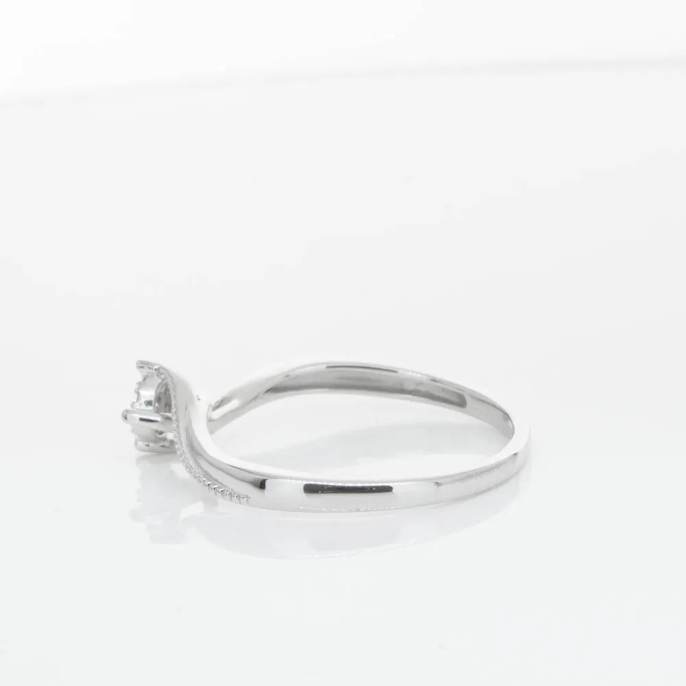 14ct White Gold Diamond Tango Ring