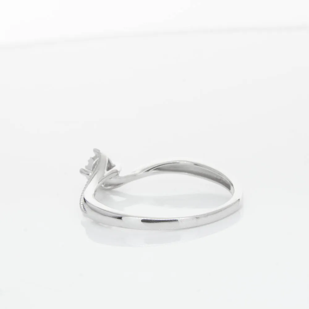 14ct White Gold Diamond Tango Ring