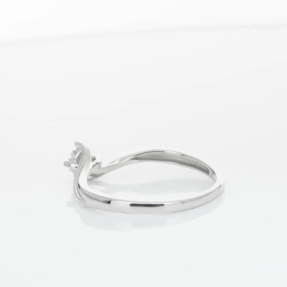 14ct White Gold Diamond Tango Ring