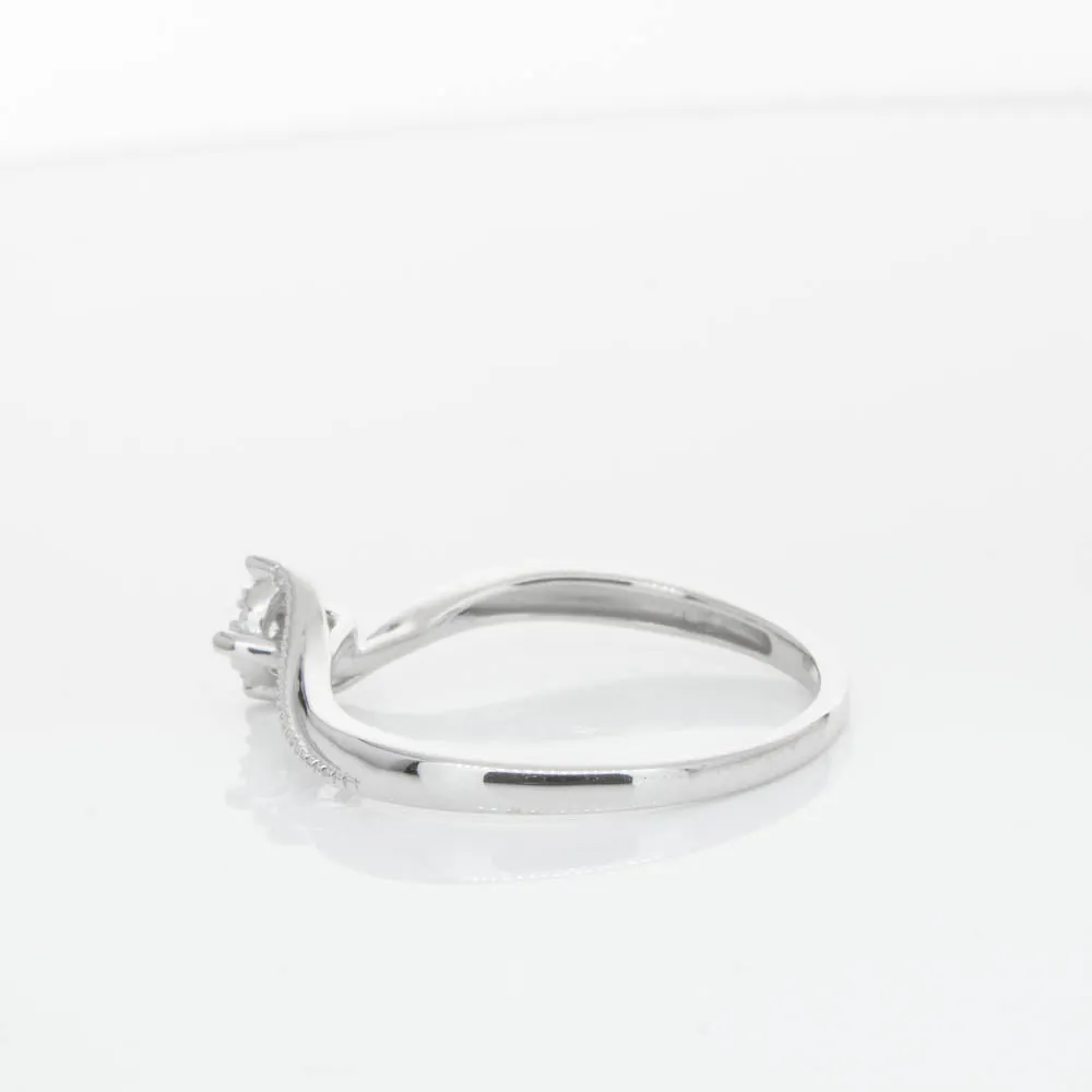 14ct White Gold Diamond Tango Ring