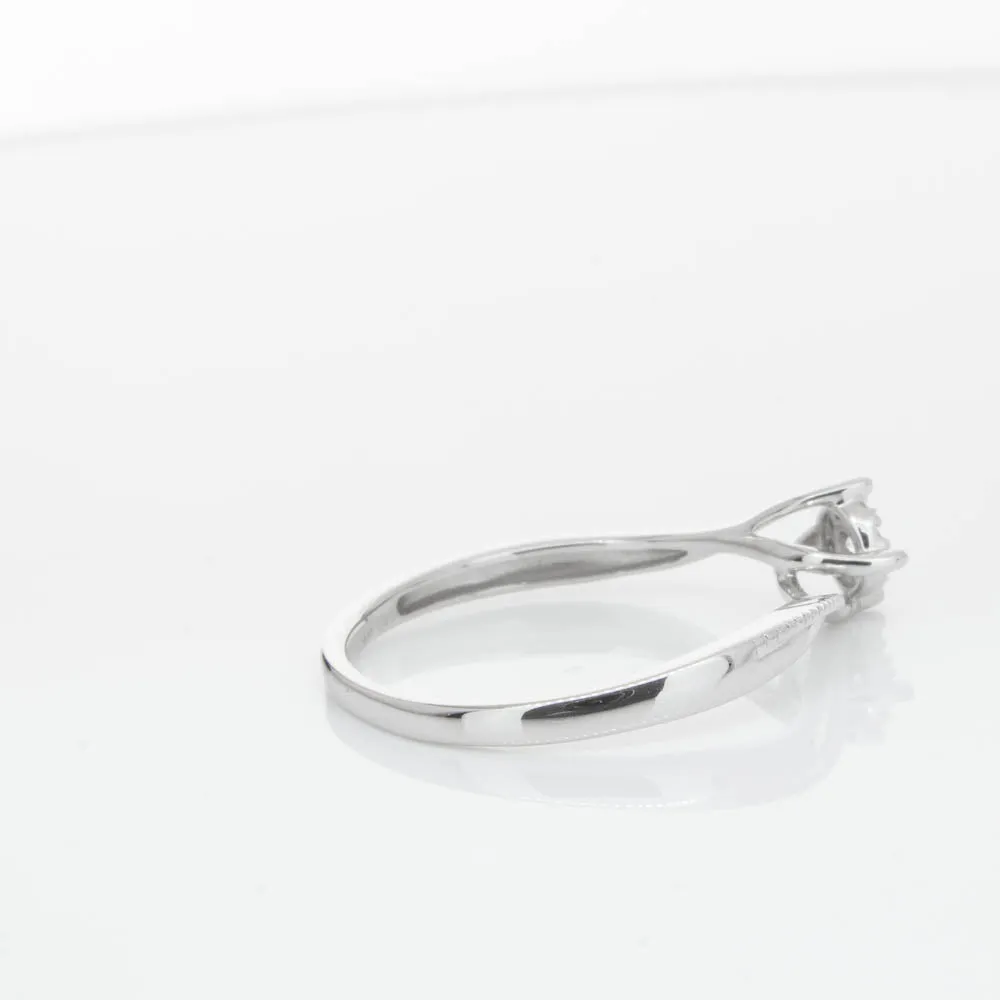 14ct White Gold Diamond Tango Ring