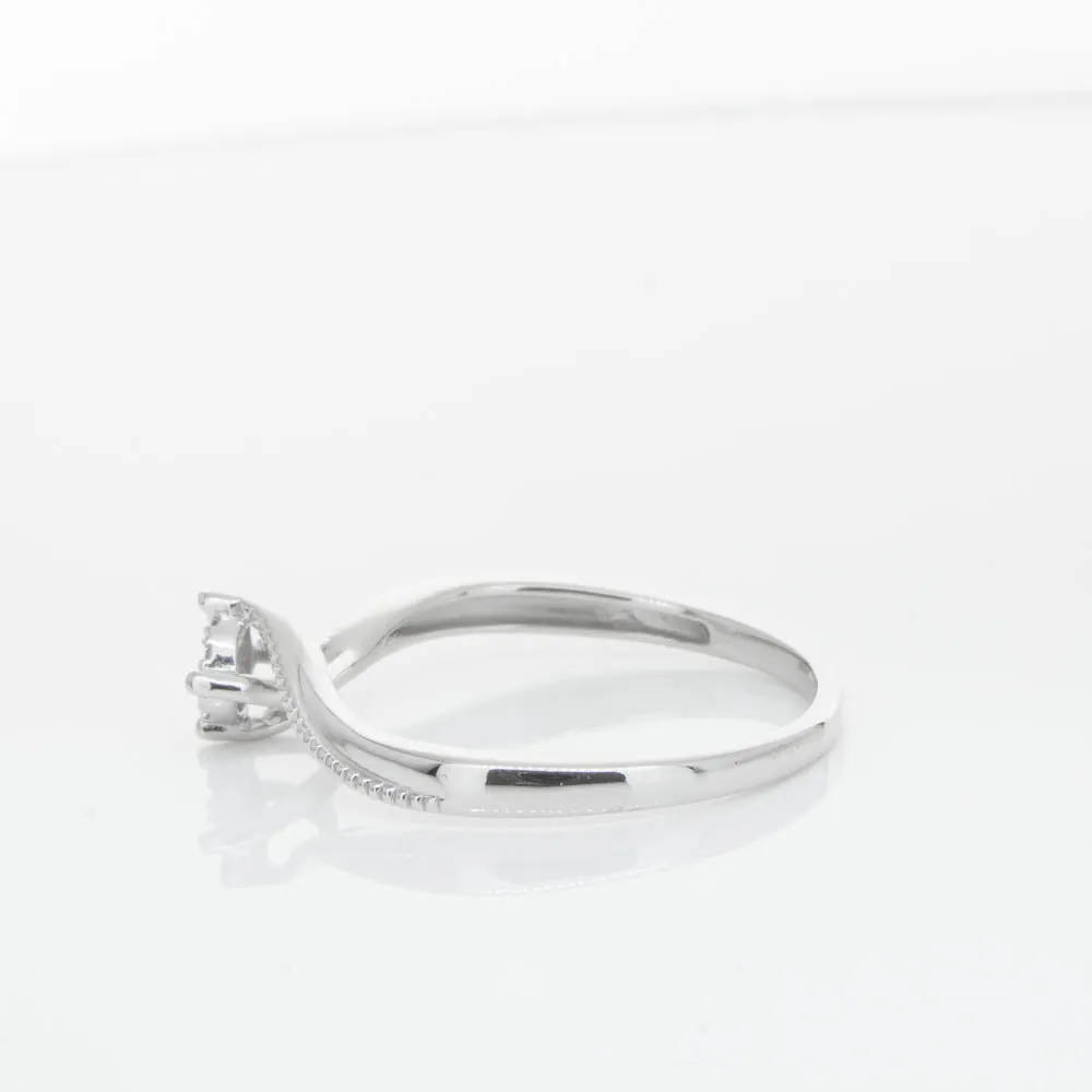 14ct White Gold Diamond Tango Ring