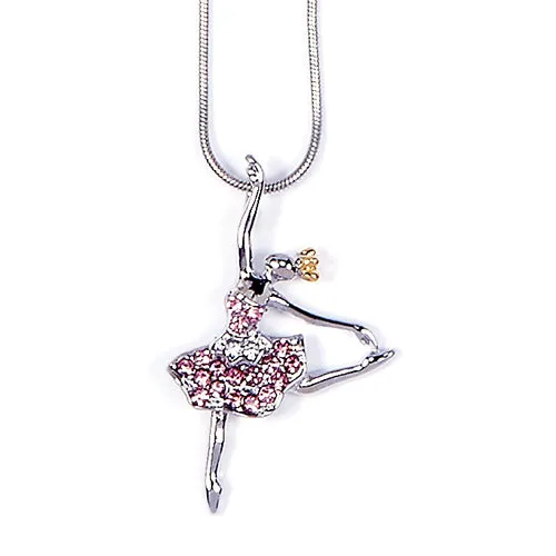 2784 Dancer Necklace w/ Crown