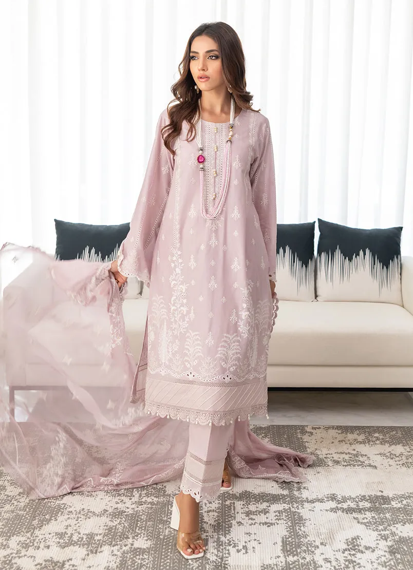 3 Pc Chikankari Lawn Unstitched