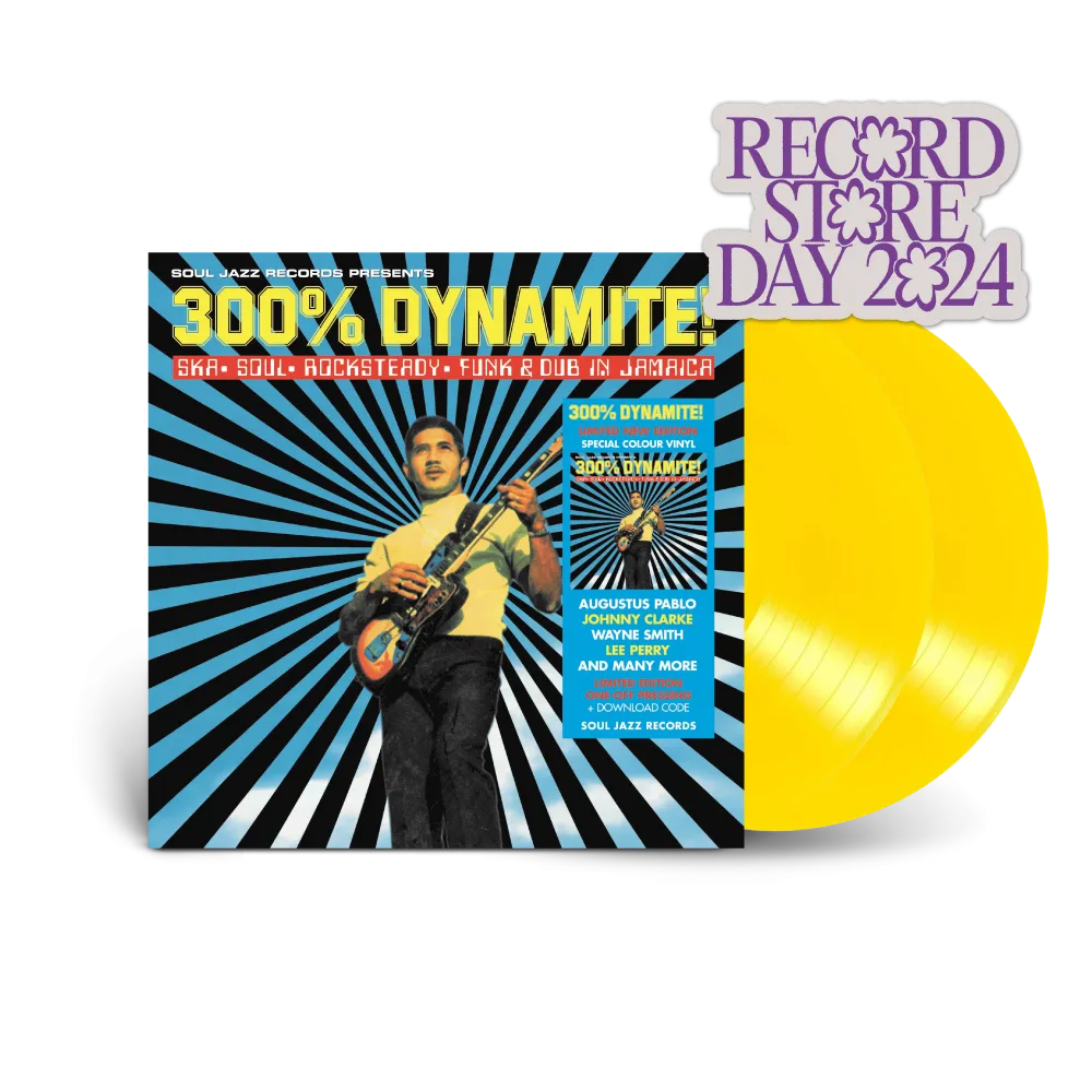 300% DYNAMITE! Ska, Soul, Rocksteady, Funk and Dub in Jamaica / Various 2xLP Yellow Vinyl RSD 2024