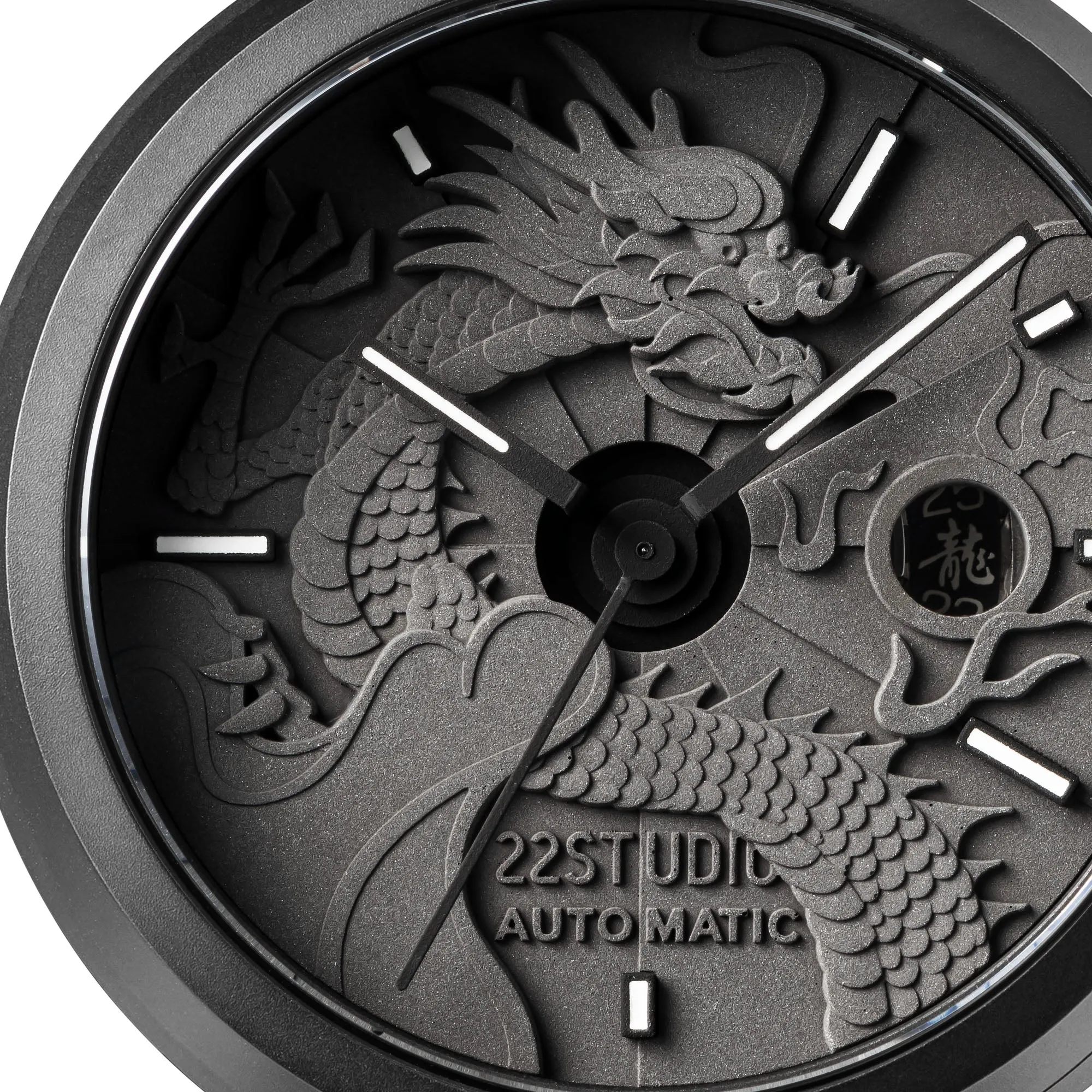 4D Concrete Watch Automatic 45mm Dragon Edition_Shadow