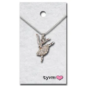 79816 Crystal Ballerina Necklace