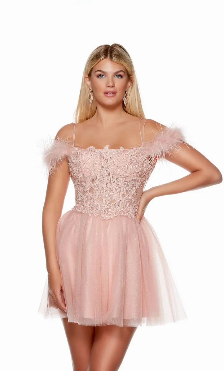 Alyce Paris A-Line Short Homecoming Dress 3129