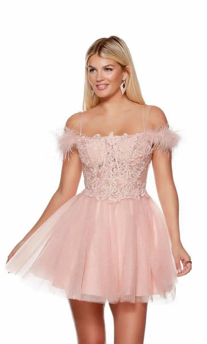 Alyce Paris A-Line Short Homecoming Dress 3129