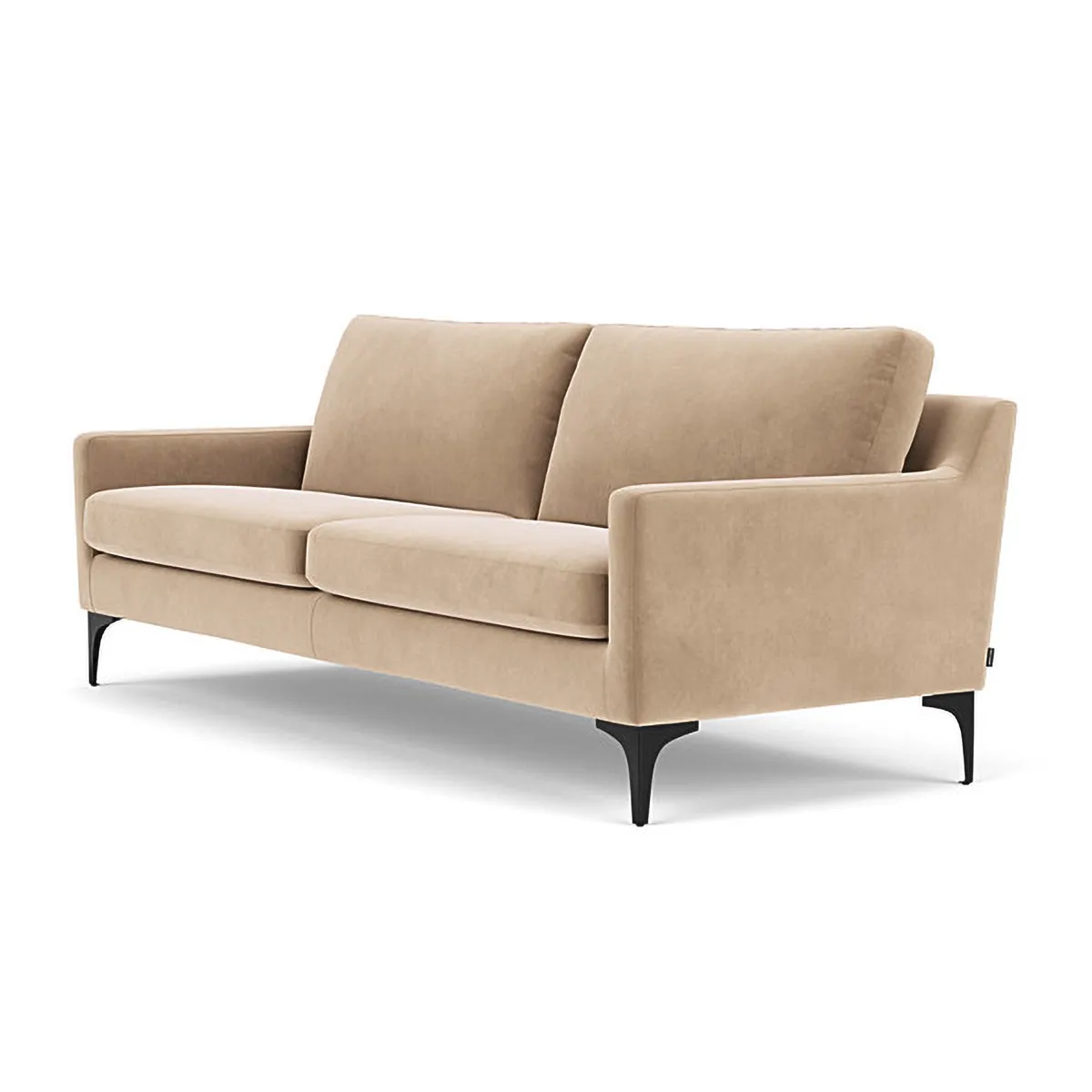 Astha Velvet 3 Seater Sofa