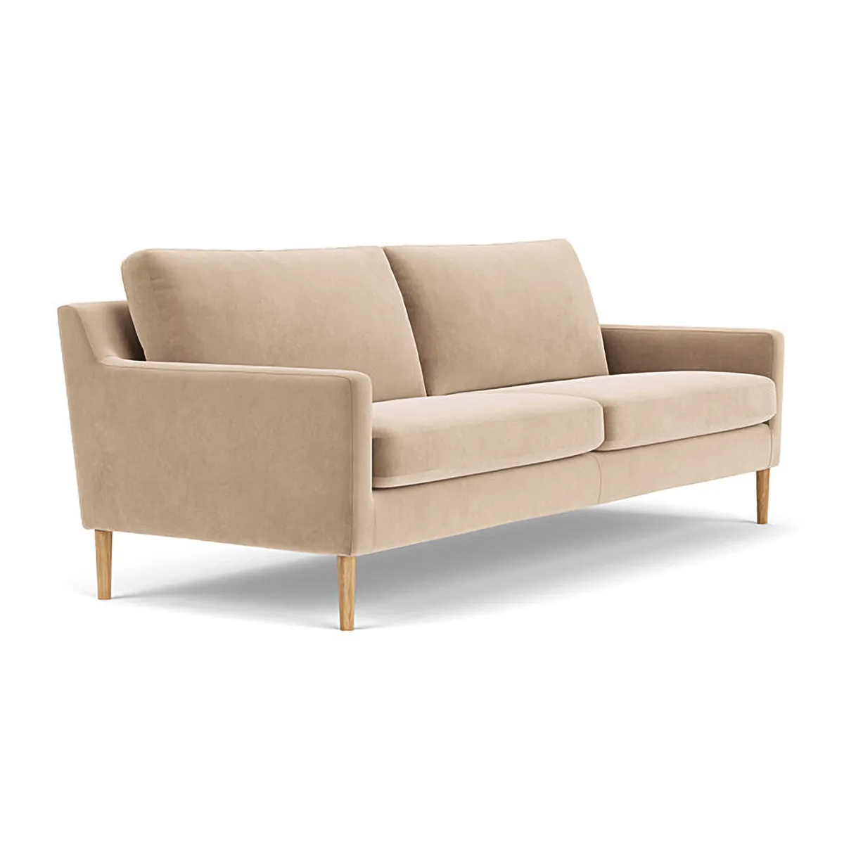 Astha Velvet 3 Seater Sofa