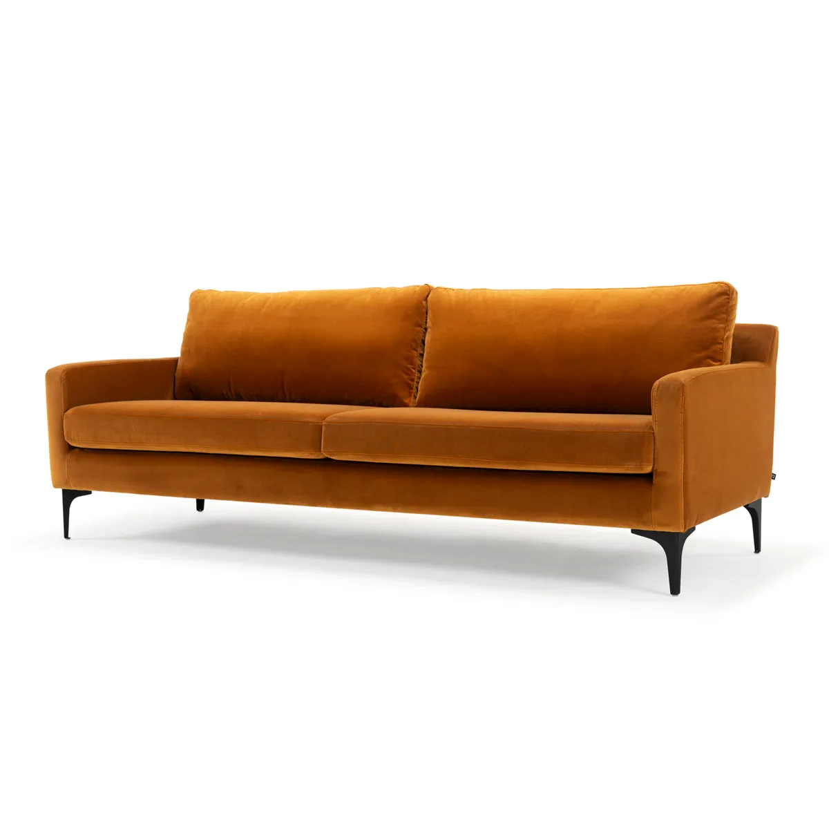 Astha Velvet 3 Seater Sofa