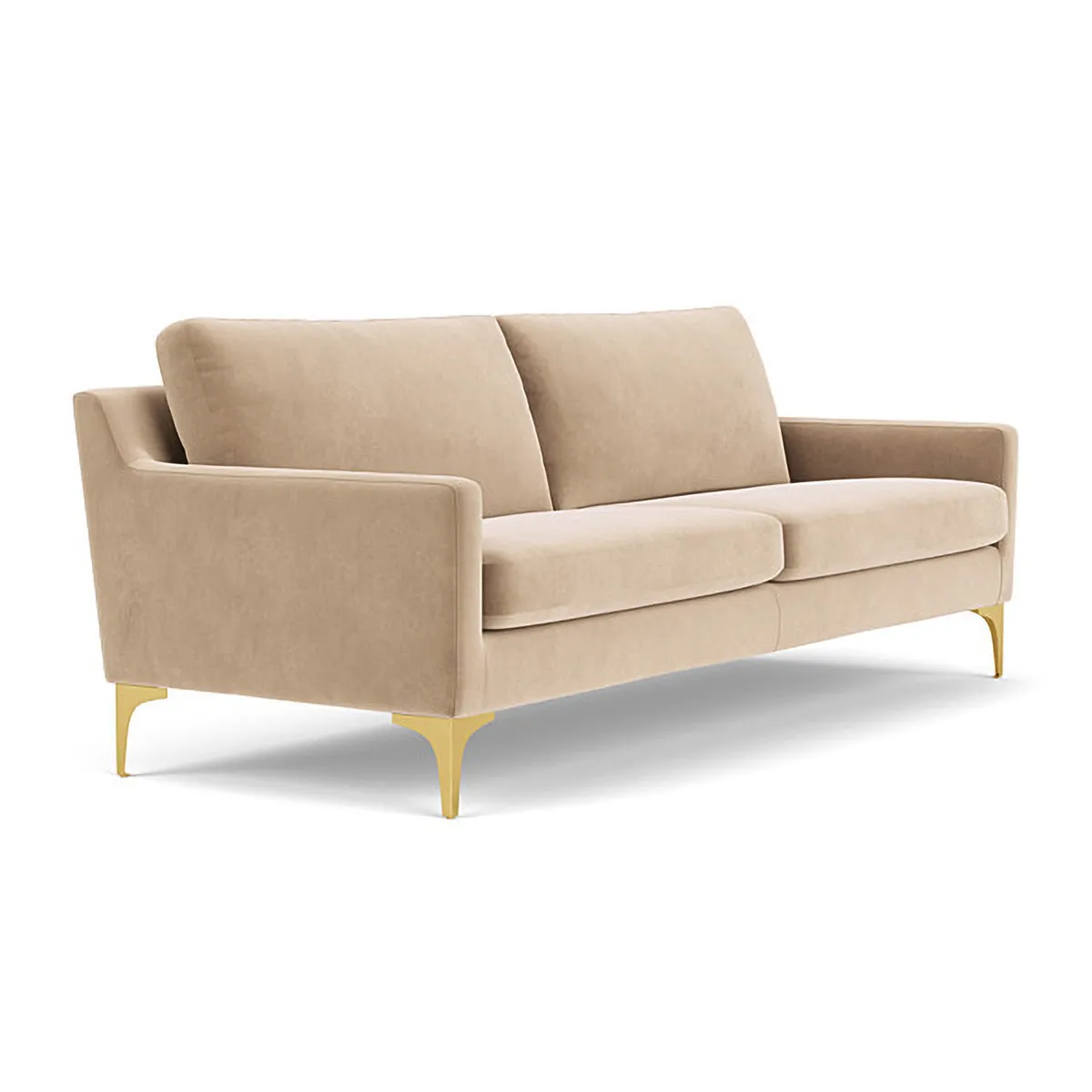 Astha Velvet 3 Seater Sofa