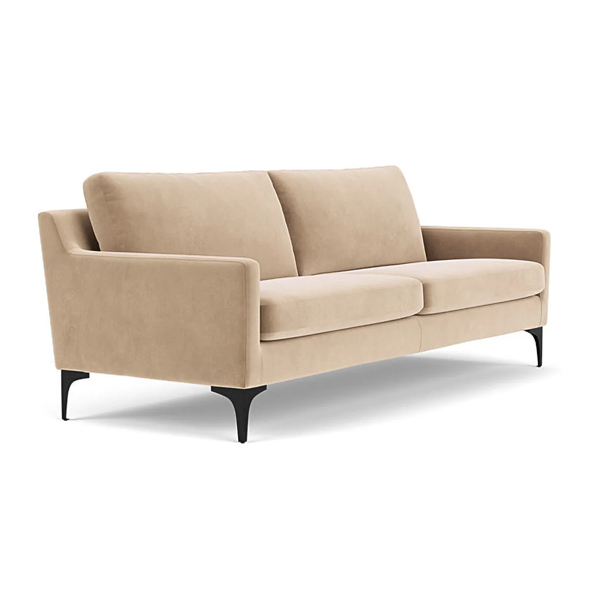 Astha Velvet 3 Seater Sofa