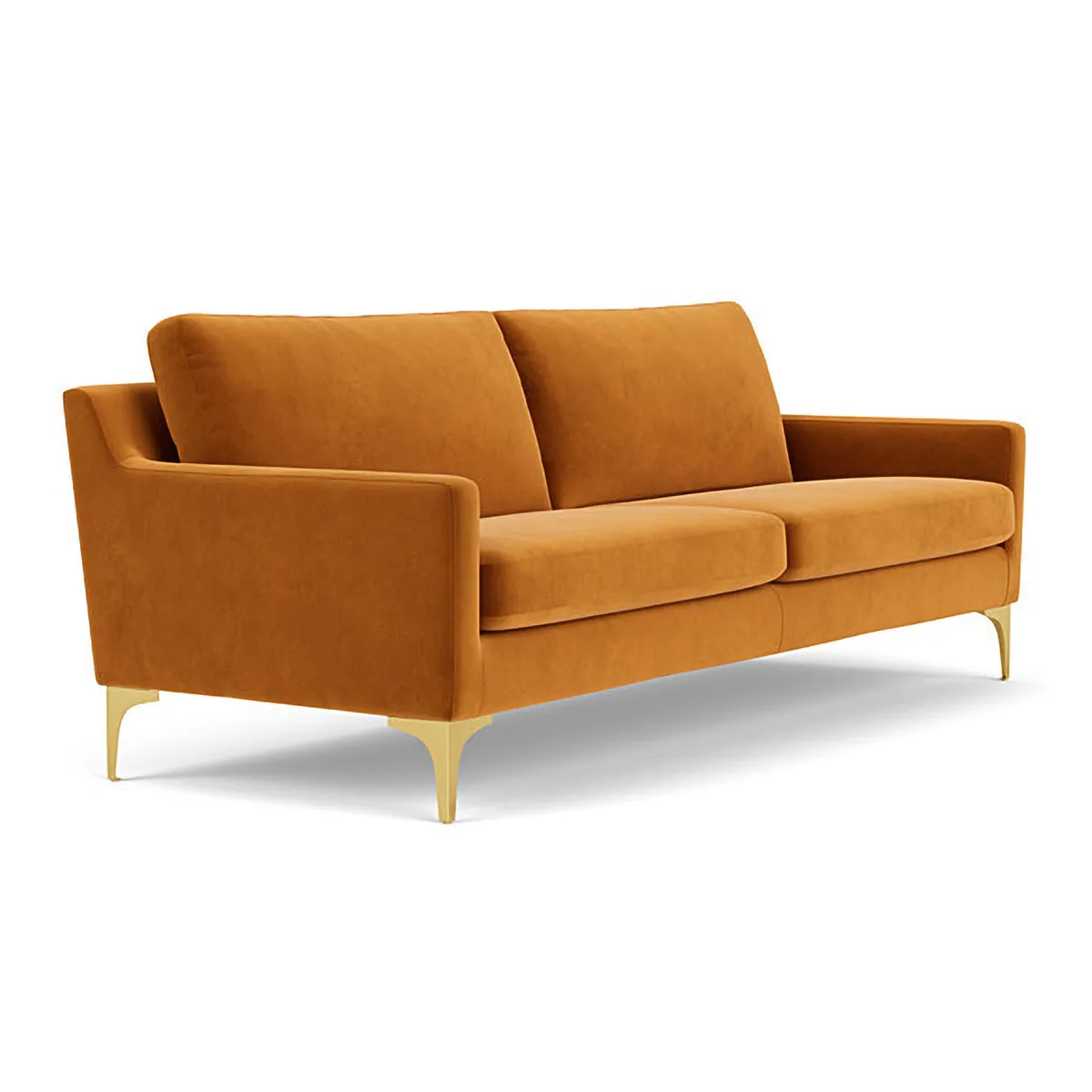 Astha Velvet 3 Seater Sofa