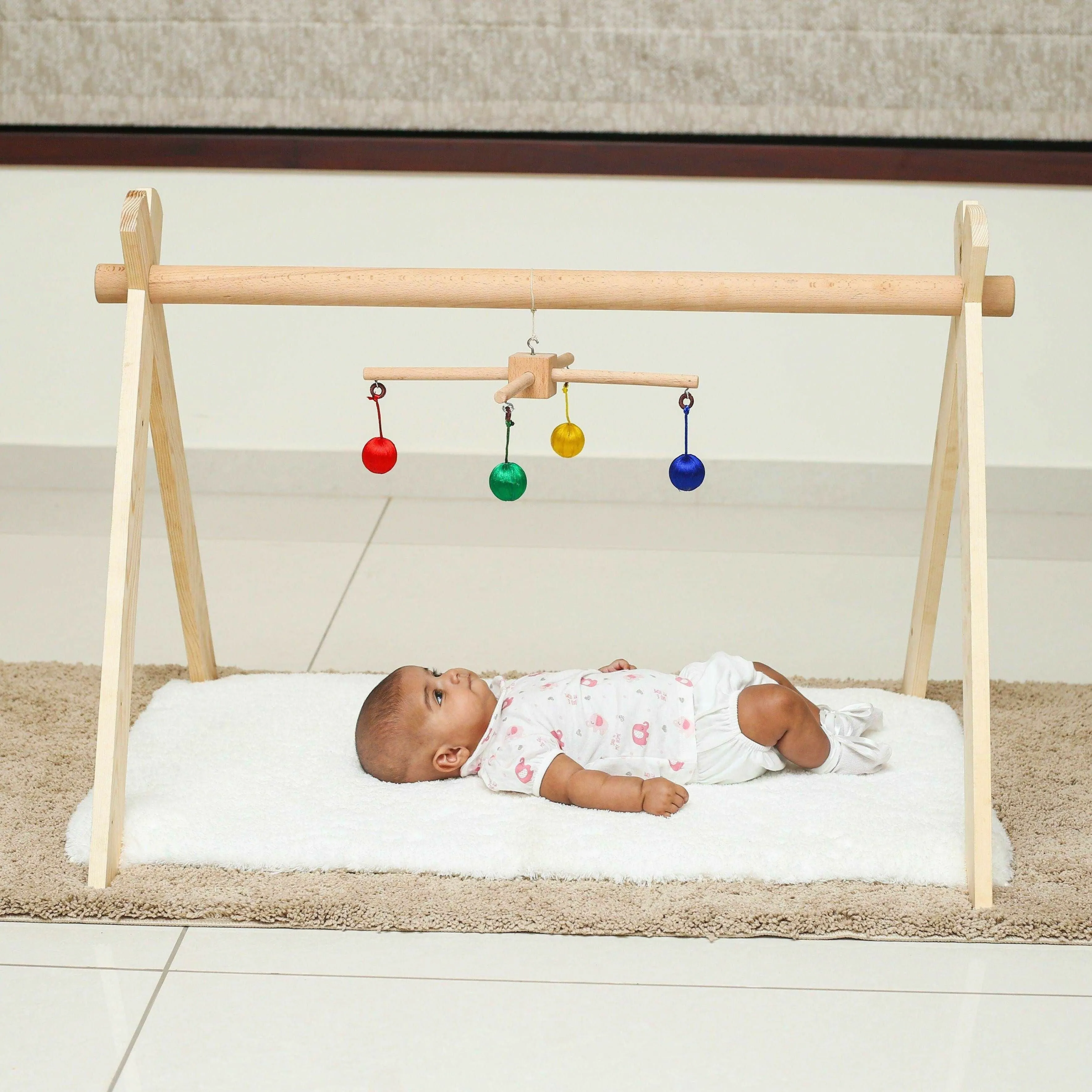 B4BRAIN Activity Gym  3 Mobiles with Hanger For Newborn Baby