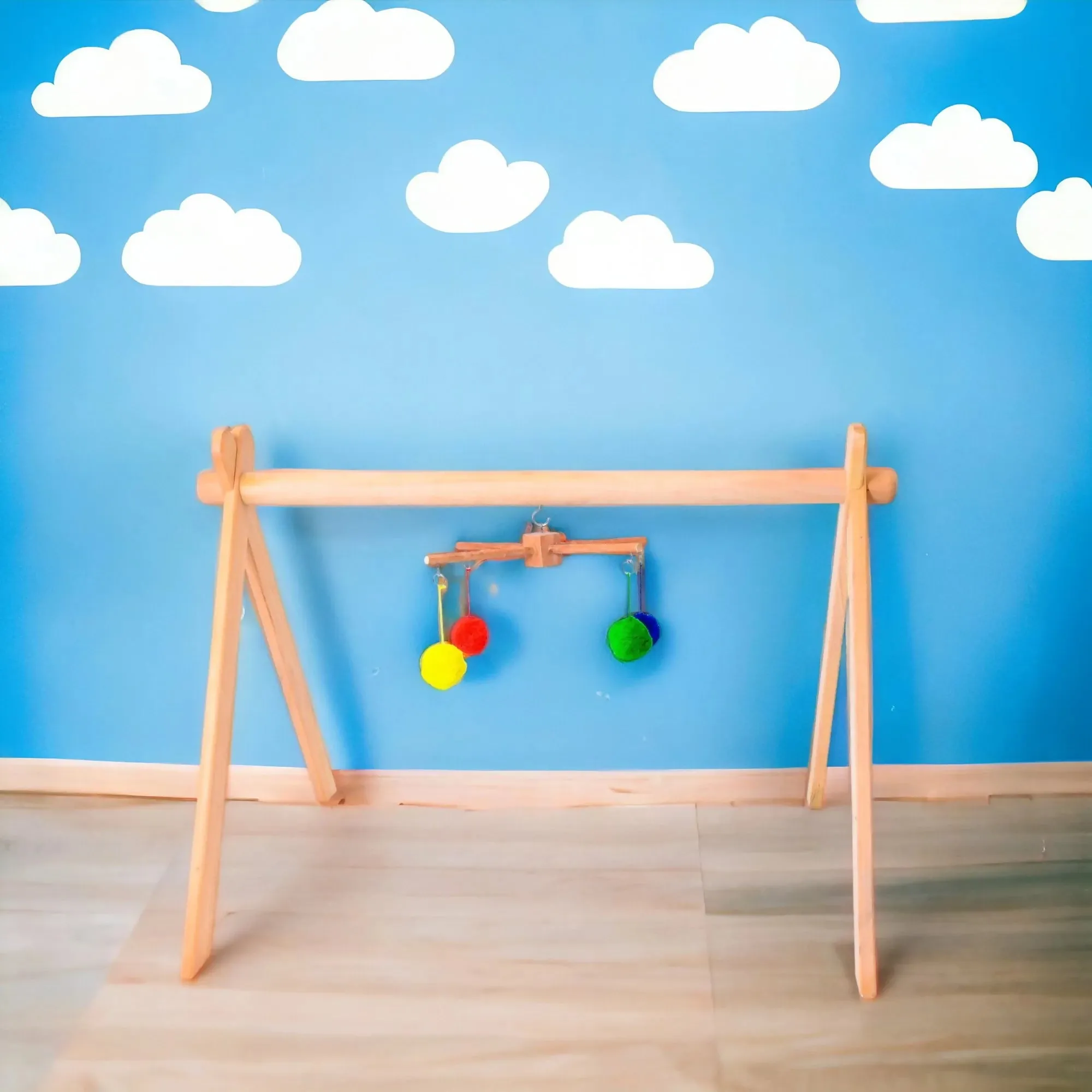 B4BRAIN Activity Gym  3 Mobiles with Hanger For Newborn Baby