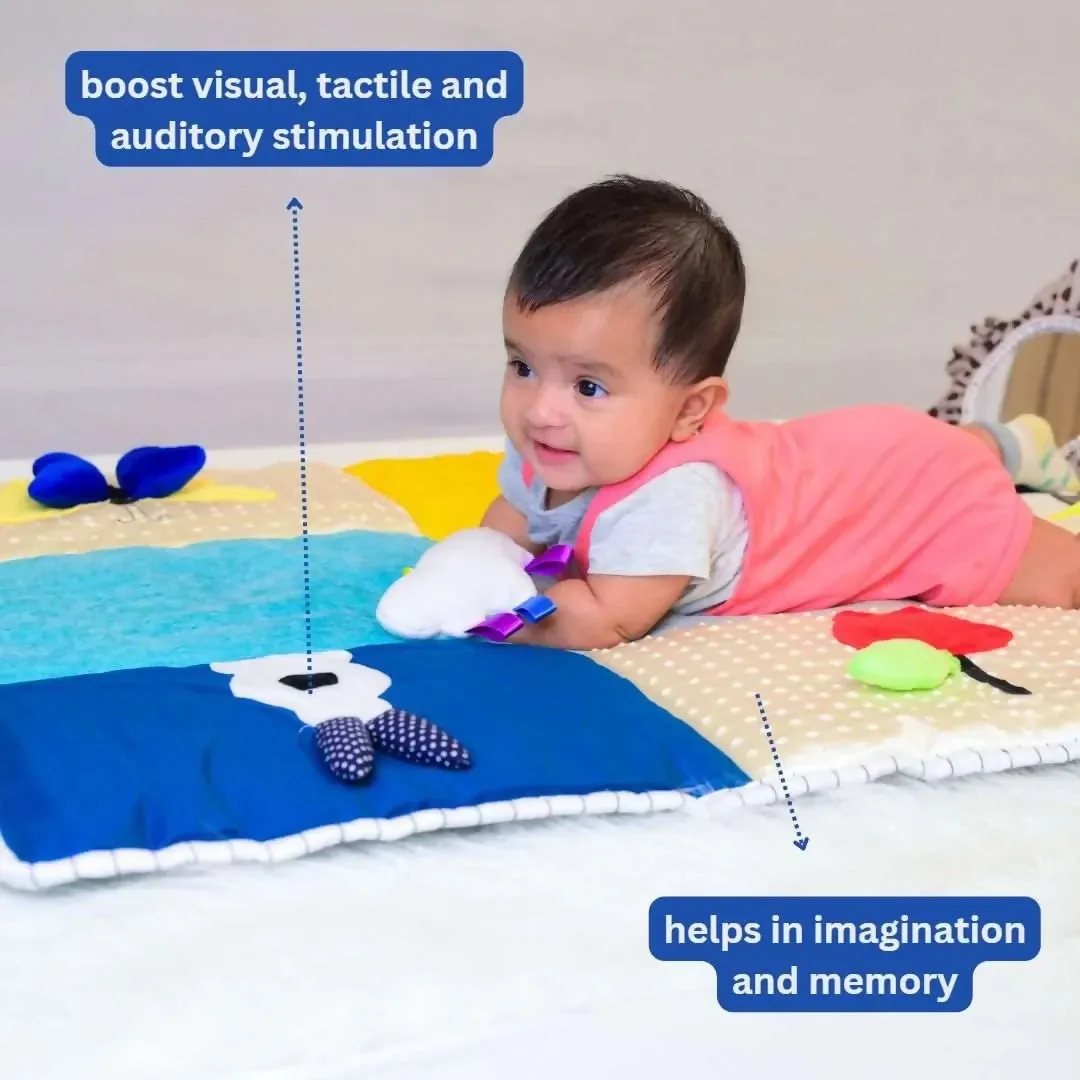 B4BRAIN Sensory PlayMat   Tummy Time Mirror