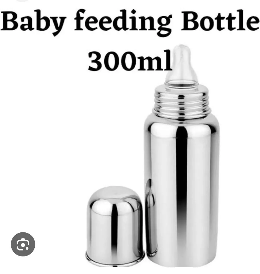 Baby Feeding Bottle Steel - 300 Ml