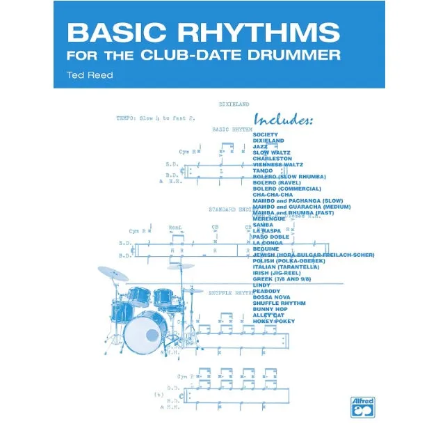 Basic Rhythms for the Club Date Drummer by Ted Reed