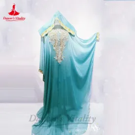 Belly Dance Coat Long Sleeve Robe Competition Clothes Tango Cha Cha Dancewear Female Adult Customsized Oriental Costumes