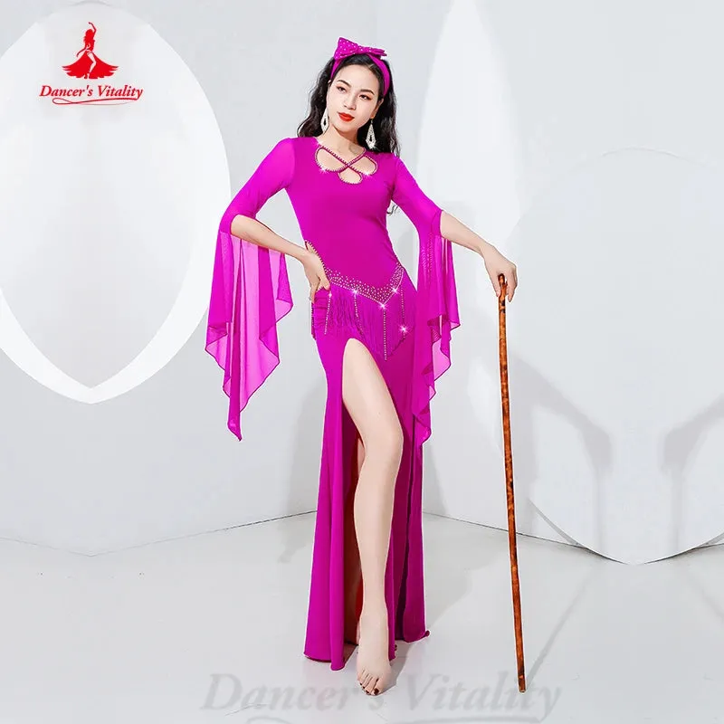 Belly Dance Costume Dress Women New Folk Shaabi Baladi Training Dresses Oriental Performance Saidi Competiton Robes Clothing