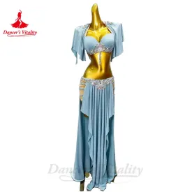 Belly Dance Costumes Set for Women Bra long Skirt 2pcs Customsized Adult Children Oriental Belly Dancing Performance Wear Outfit