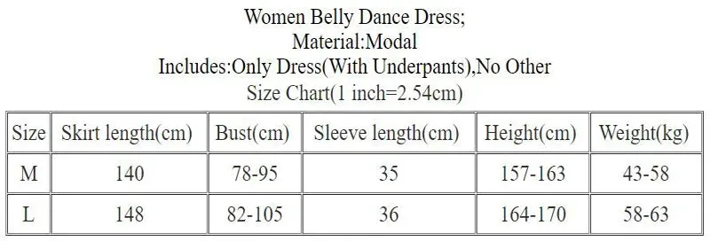 Belly Dance Dress Modal Long Skirt Half Sleeve Practice Clothes Female Adult Elegant Sexy Profession Performance Clothing