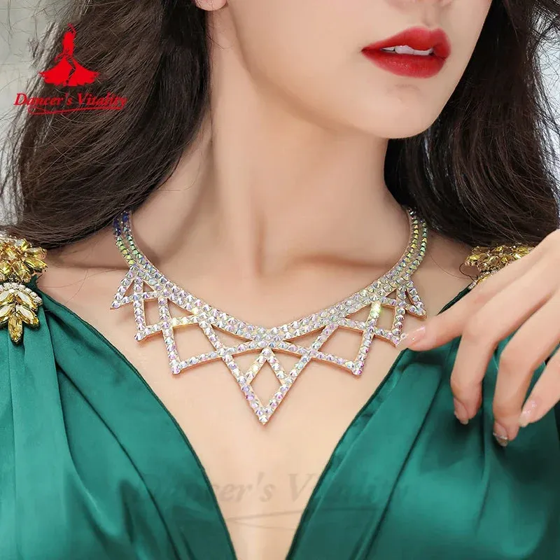 Belly Dance Necklace for Women Dancing Performance Necklaces Jewels