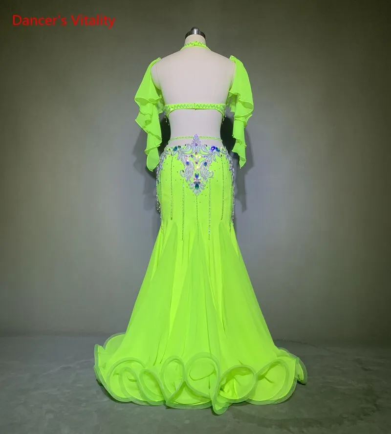 Belly Dance Professional Competititon Clothes Suit for Women Bellydancing Stage Wear Suit High-End Custom Oriental Dance Outfit