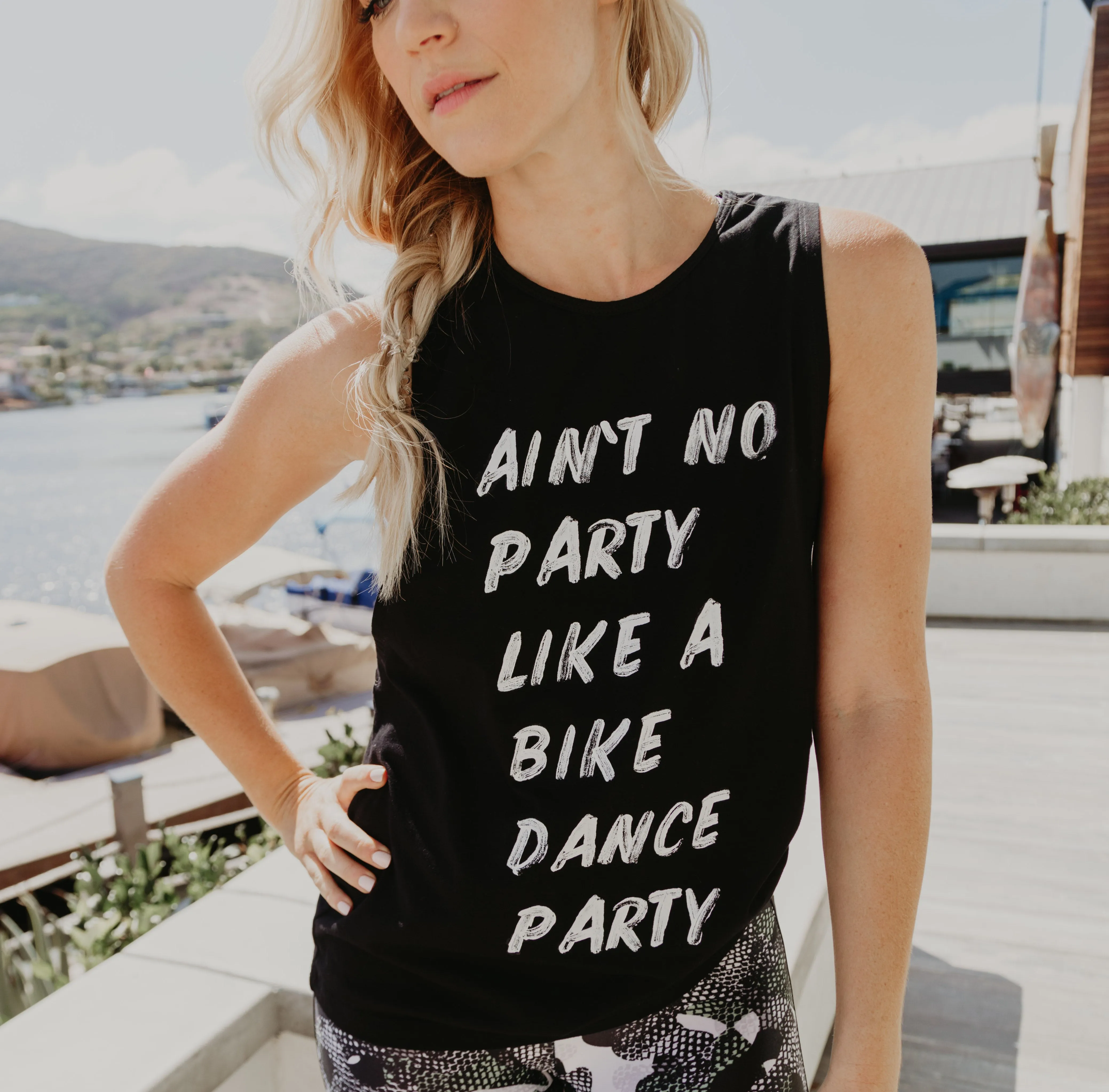 Bike Dance Party Muscle Tank