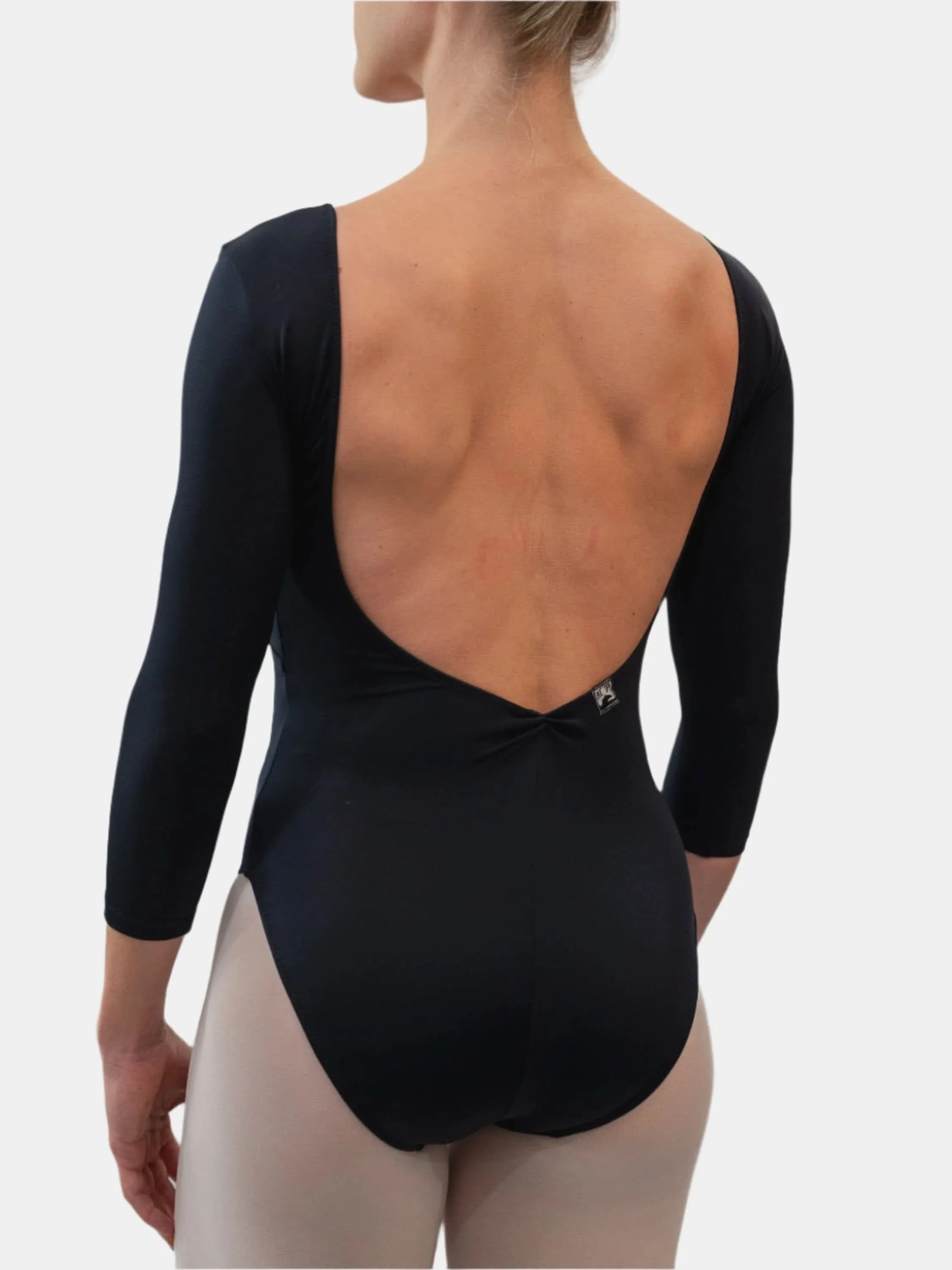 Black Dance 3/4 Sleeve Leotard MP165