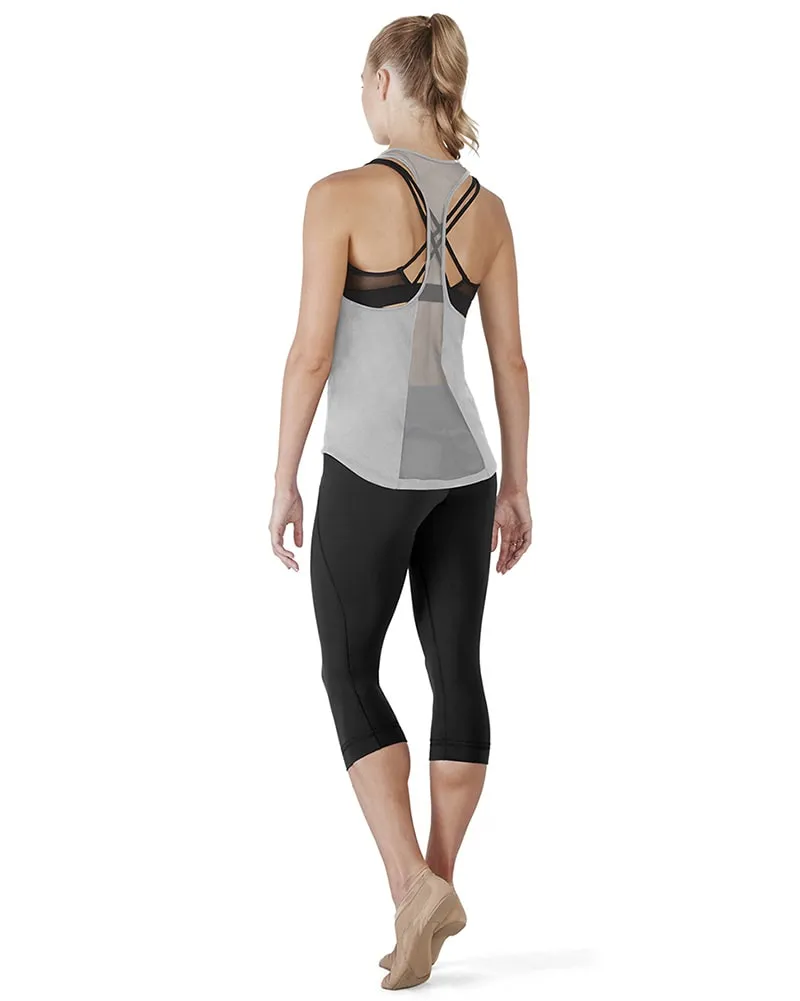 Bloch Arya Open Mesh Panelled Racer Back Tank - FT5021Womens