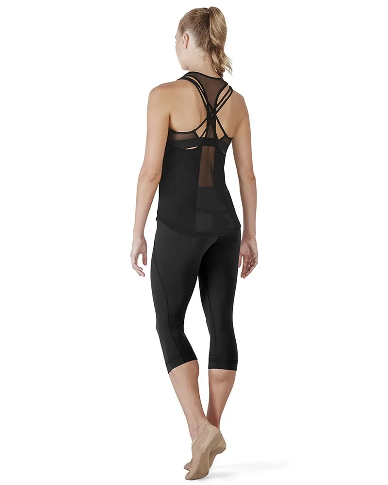 Bloch Arya Open Mesh Panelled Racer Back Tank - FT5021Womens