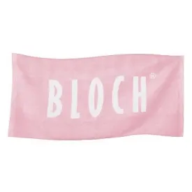 Bloch Logo Towel With Zip Pouch - French Rose $29.95