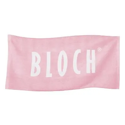 Bloch Logo Towel With Zip Pouch - French Rose $29.95