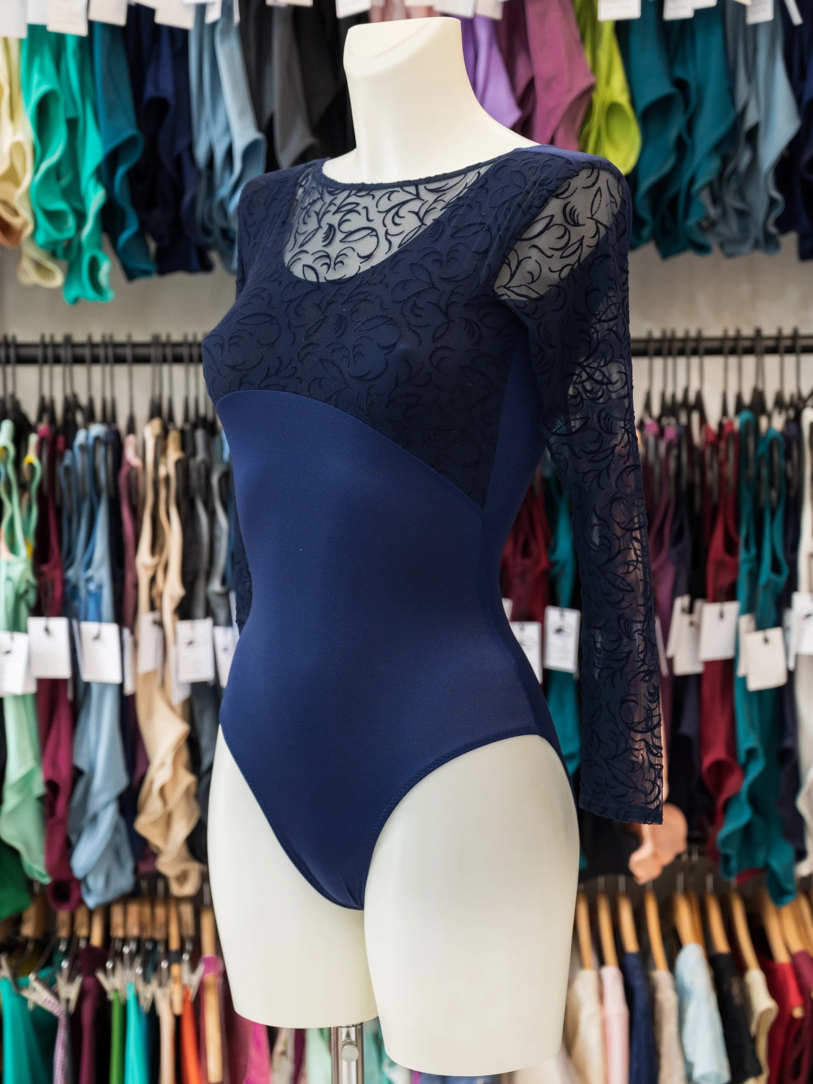 Blue Dance Long Sleeve Leotard MP617