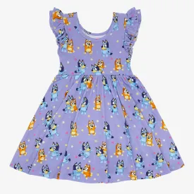 Bluey & Bingo Flutter Twirl Dress