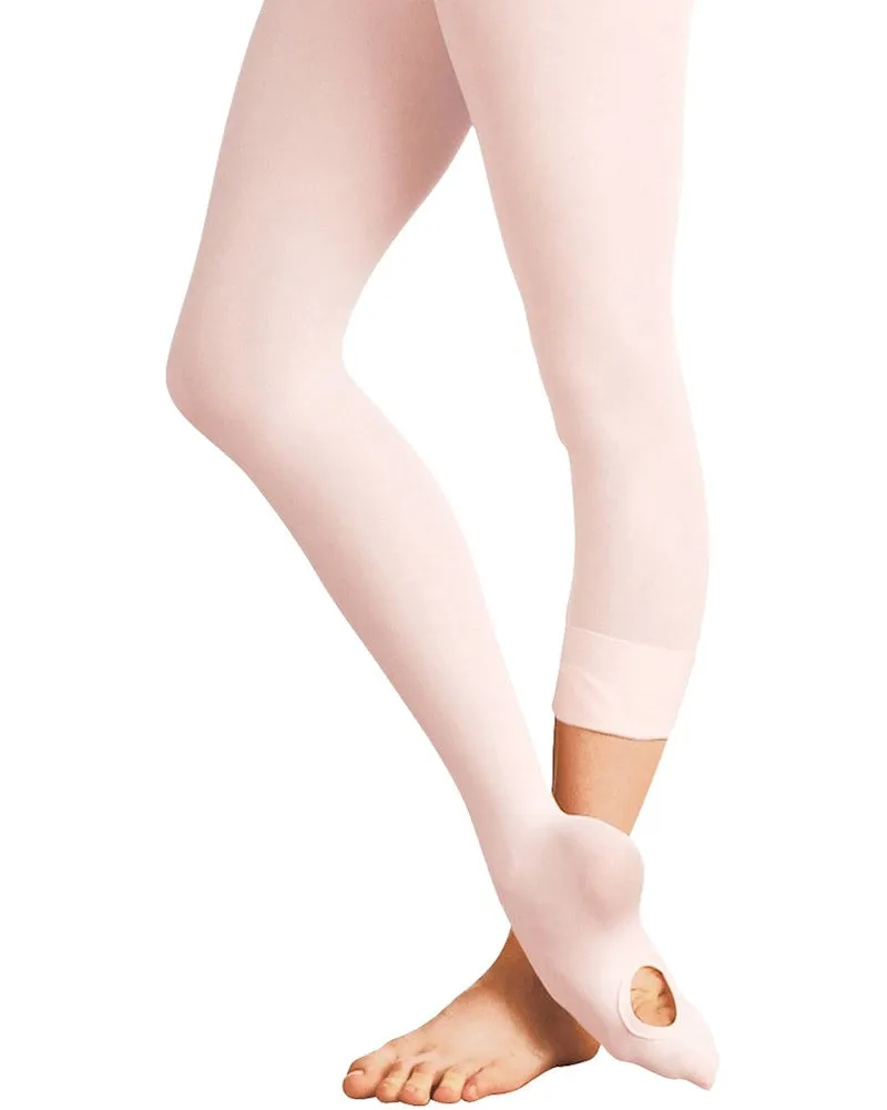 Body Wrappers Total Stretch Convertible Dance Tights - C31 Girls