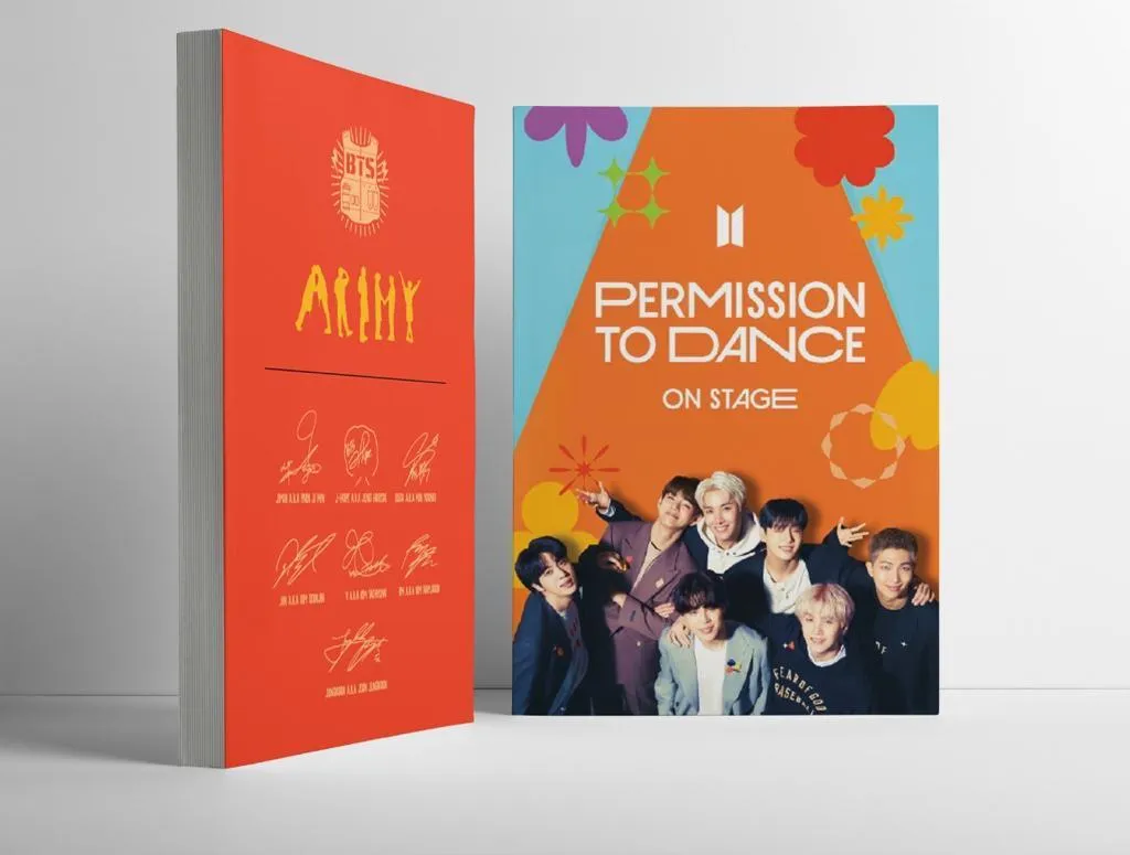 BTS Permission To Dance Softcover Notebook