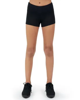 Capezio Team Basic Wide Waistband Gusset Dance Shorts - TB130C Girls