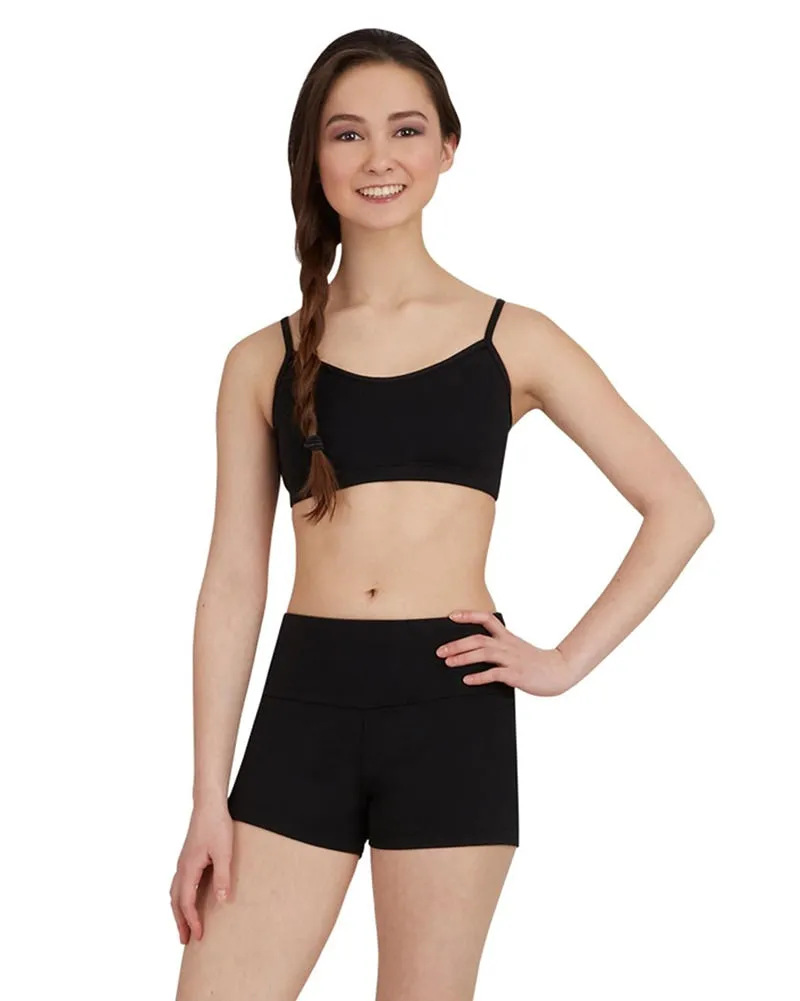 Capezio Team Basic Wide Waistband Gusset Dance Shorts - TB130C Girls