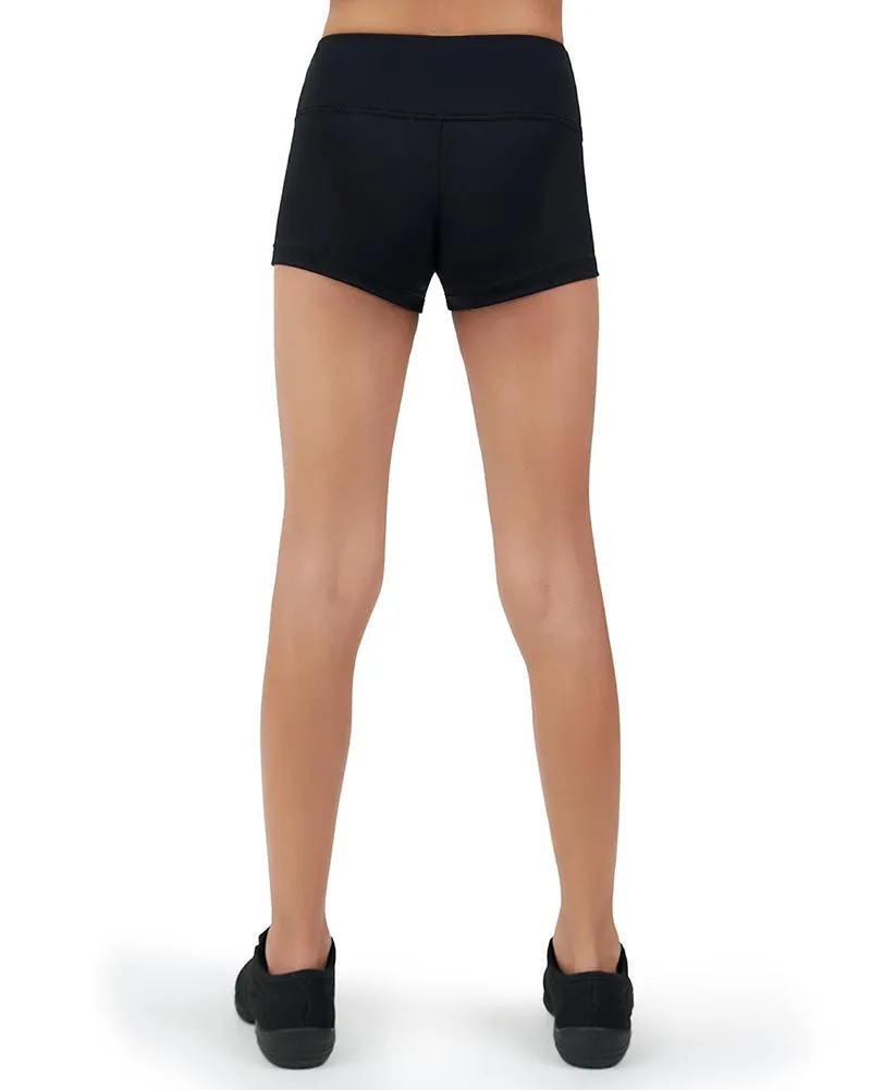 Capezio Team Basic Wide Waistband Gusset Dance Shorts - TB130C Girls