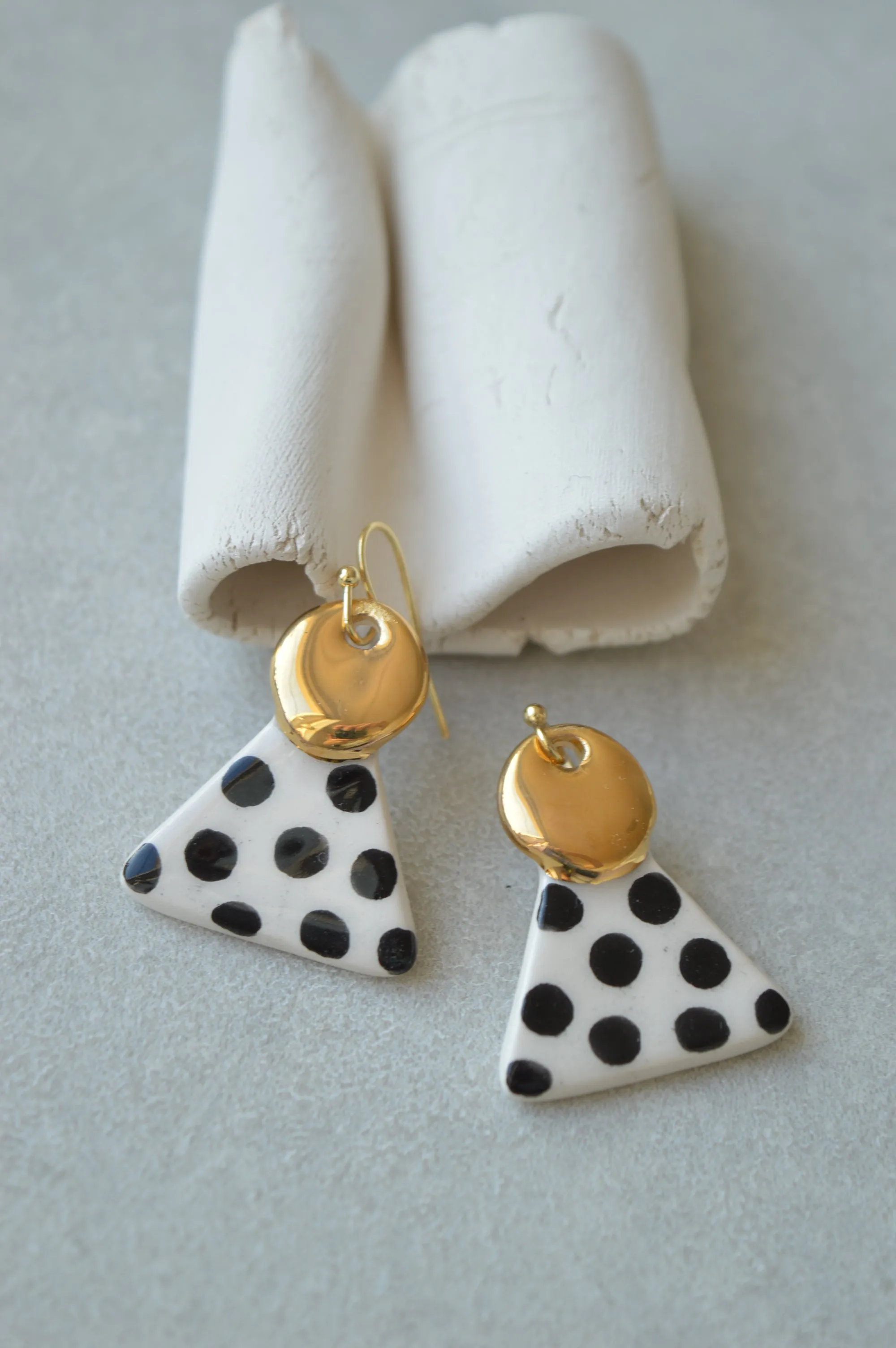 Ceramic earrings No. 59