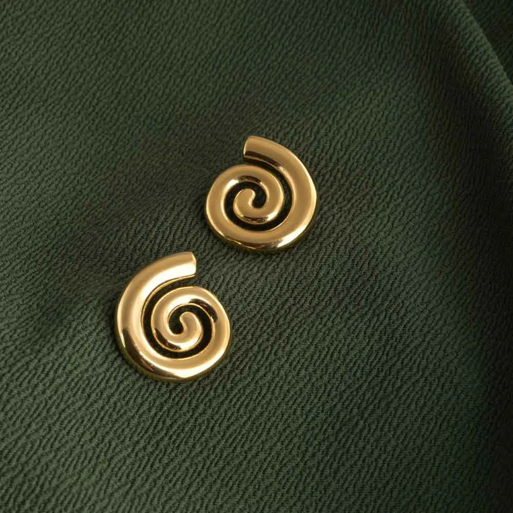 Concentric Whirl Earrings