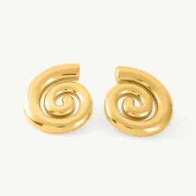 Concentric Whirl Earrings