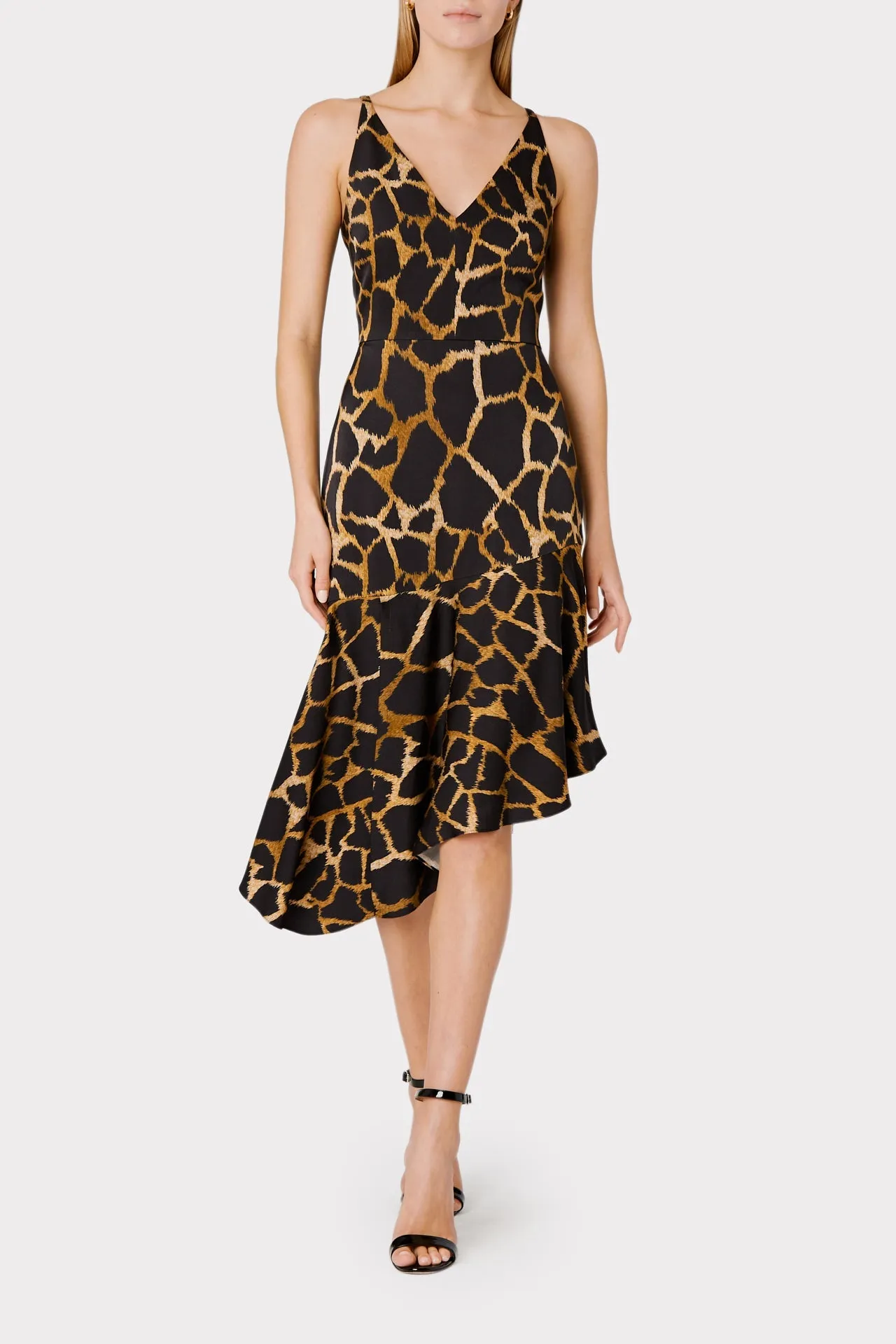 Dashielle Giraffe Print Dress