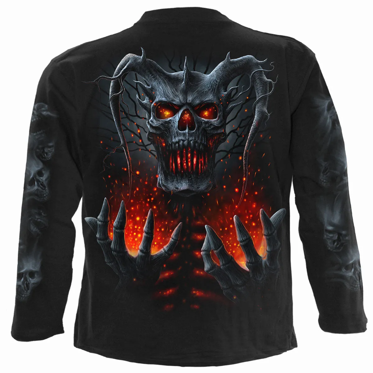 DEATH EMBERS - Longsleeve T-Shirt Black