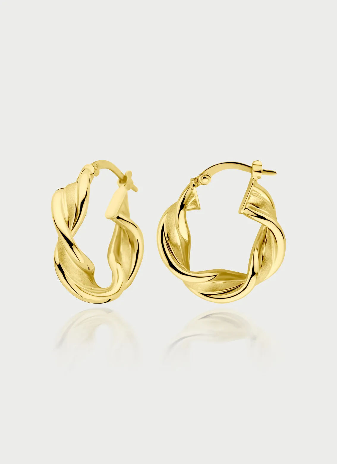 Devi twisted earrings 14k gold