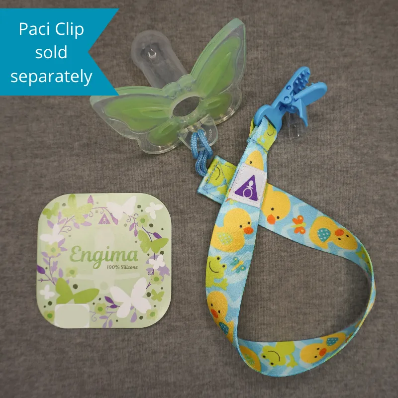 Enigma Adult Pacifier Soother: PINK or LIME